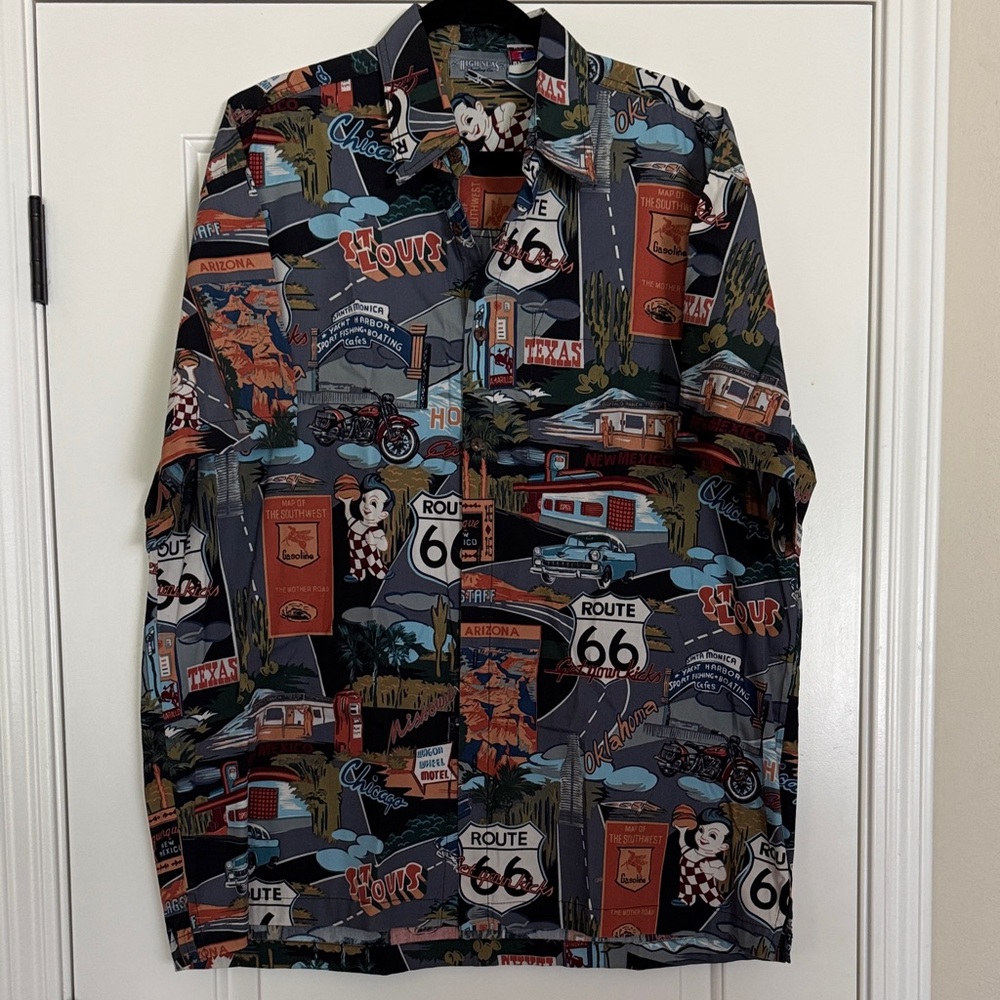 Route 66 Adventure Men's Shirt Jacket